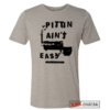 JURK Charcoal "Pittin aint easy tshirt" gray